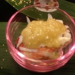 料亭 金城樓 - ずわい蟹酢味噌和え（朝食）