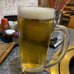 千壽 - 生ビール中　600円