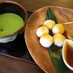 和カフェ茶屋 - タレも温かいのが良かったです