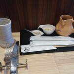 とんかつ ばんぶー - テーブル上