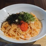 ピッツァアンドトラットリア バラク - 海苔乗り!いか明太子バター(780円)
