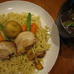 らーめん とんてき 大翔 - 夏の疲れた体に効くぜ！「特製スープカレーつけ麺♪」　並盛り1170円　大盛り1300円　