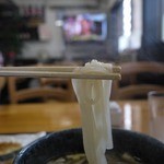 饂飩ダイニング 透 - 透き通った細い麺でした