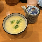 Tokouan - 〆の雑炊、自家製ポン酢添え