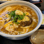 うどんとんかつの石川亭 - 玉子とじうどん