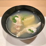 うを徳 - お椀（虎河豚 + 大根）