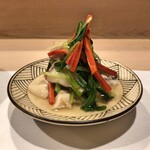 うを徳 - 牡蠣 + 壬生菜 + 京人参