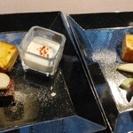 Northern Kitchen～All Day Dining～ - 最後にデザート盛り合わせをダブルで。ミカンがリンゴになりました