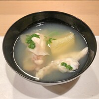 うを徳 - お椀（虎河豚 + 大根）