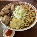 自家製麺 まさき - 【2021.2.21】豚魚ラーメン800円+大盛り100円+豚増し150円