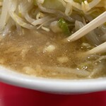 ラーメン二郎 - 【再訪】スープ