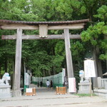 茶房 珍重庵 - 狛犬さんもマスク・・・