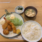 Tempa Chi - ミックスフライ定食　1,200円