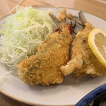 味の店 かくた - 料理写真:あじ納豆フライ