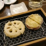 天ぷら 穴子蒲焼 助六酒場 - 蓮根・サツマイモ