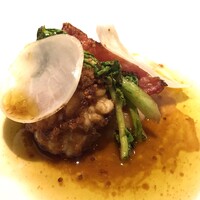 RISTORANTE IL NODO - 旬の白子 ムニエル 渡辺農園のもものすけカブ