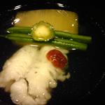 冬瓜と鱧の椀物。