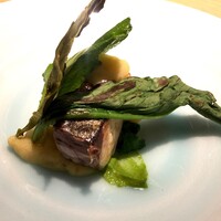 RISTORANTE IL NODO - 小坪漁港の鰆 渡辺農園の小松菜5変化