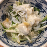 あまのじゃく - お通し　しらすとあさりの和物