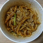 ローソン - ピリ辛焼きうどん 混ぜ混ぜ後！