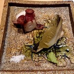 鮨 さかい - 蛸と鮑