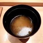 鮨 さかい - 味噌汁