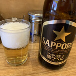 和楽大勝軒 - ビールはサッポロでした