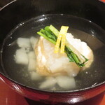 銀座 しのはら - 揚げ湯葉巻き　蕪