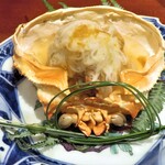 銀座 しのはら - ずわいカニとあん肝の酢飯