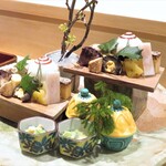 銀座 しのはら - 初午と節分をテーマにした八寸