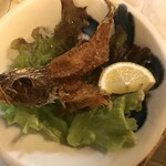魚立呑み　いそかわ - ガシラのから揚げ