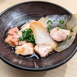 日本橋蛎殻町 すぎた - カワハギと肝醤油