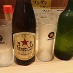 煮干らぁめん 有頂天 - 赤星とハートランド、、手酌で