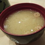 神田江戸ッ子寿司 - 味噌汁付