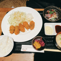 かんてきや 要 - カキフライ定食