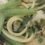 ウン・パッソ - 201209 ｳﾝ・ﾊﾟｯｿ　PRANZO　DEL　GIORNO（海老・青海苔・小松菜）エビはプリプリ♪小松菜はシャキシャキ♪.jpg