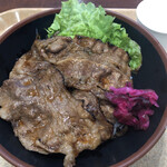 よ～いDON - 特製牛カルビ焼肉丼大盛　890円　　肉1.5倍 370円