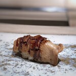 菊鮨 - 穴子（九十九里）・・ふわふわ