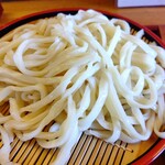 みのり寿司 - 【2021.2.22(月)】にぎりセット(にぎり3貫＋巻物一本＋冷たいうどん)1,000円の冷たいうどん