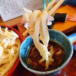 みのり寿司 - 【2021.2.22(月)】麺をめんつゆに浸けた
