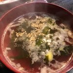 大昌園 - 茎ワカメが美味しい！胡麻香るスープ