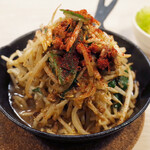 トンテキ食堂8 - 特製肉味噌のもやし炒め(650円)