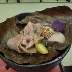 加賀屋 姉妹館 あえの風 - 焼物　国産牛