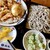 ごまそば 遊鶴 - もりそばと鶏親子天丼セット920円
