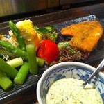 きむら - 鯵フライ♪タルタルも美味し！