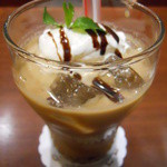 Kyarabankohi - アイス豆乳ラテ（黒蜜ゼリー入り）