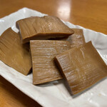 中華蕎麦 とみ田 - 「極太短冊メンマ」200円