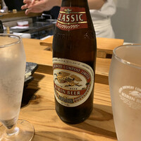 秀徳 2号店 - 寿司ワイン(白)の後、ネタも濃厚になってきた頃合いでビール