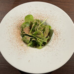 A e B - ルッコラとからすみ