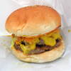 横綱バーガー - 料理写真:...「親方チーズバーガー（1000円）」、マスタード味が強い。パテは2枚。手作り感は満点。。